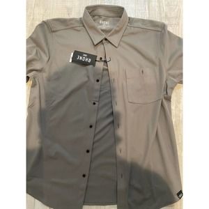 $158 Rhone Hardy Flannel Shirt Men’s Size M Relaxed Fit